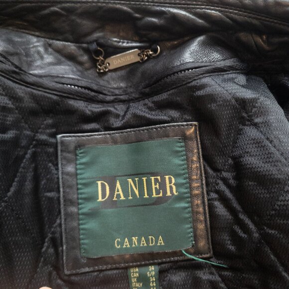 Daniel Two-Way Zip Oversized Leather Jacket - Picture 5 of 16